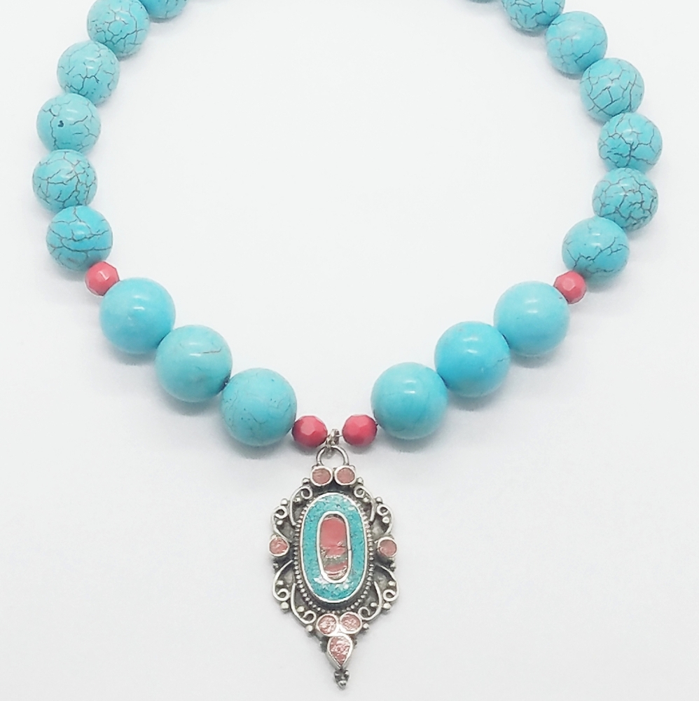 CHUNKY ARTISIAN BOHEMIAN NECKLACE